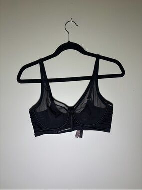 Victoria’s Secret Black Sheer Mesh Underwire Bra 34D